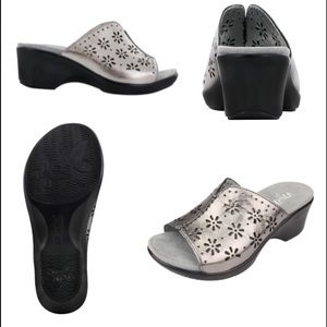 Alegria Sasha Uptown Pewter Sandal US 9 NWB